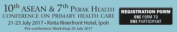 10th ASEAN & 7th Perak Health conference Registration Form Link